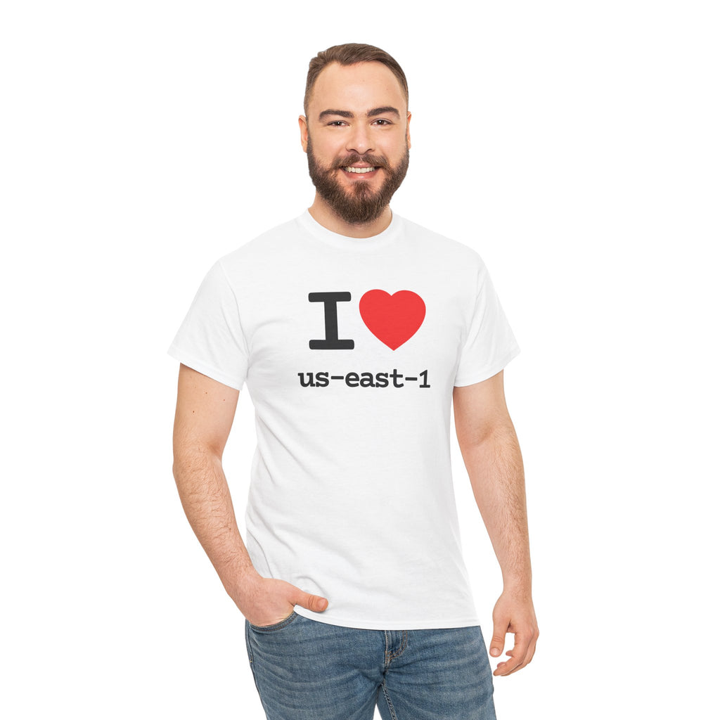 I Love us-east-1 Tee