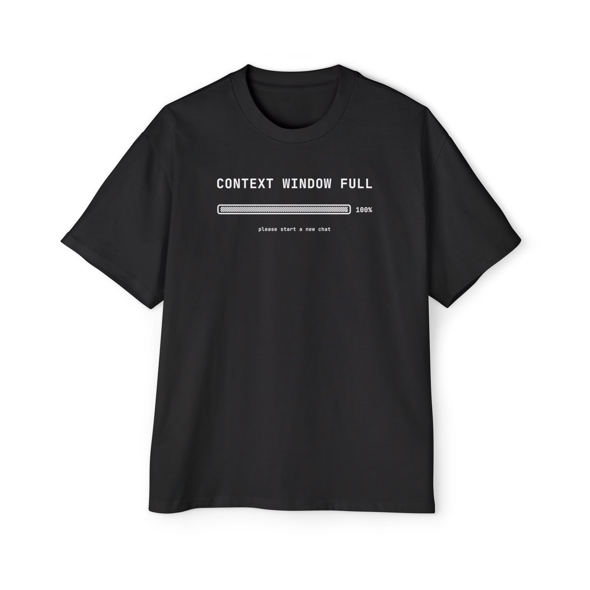 Context Window Full Heavyweight Oversized Tee