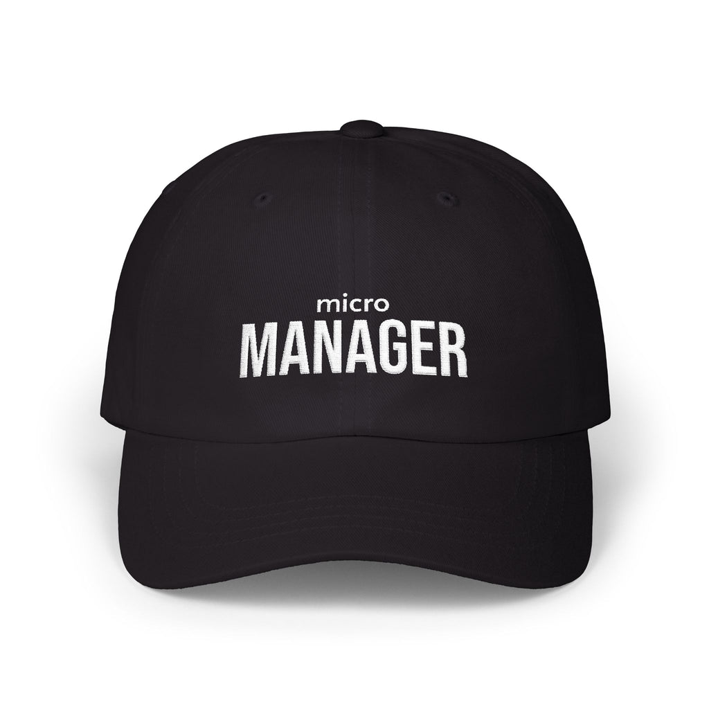 Micro Manager Embroidered Dad Cap