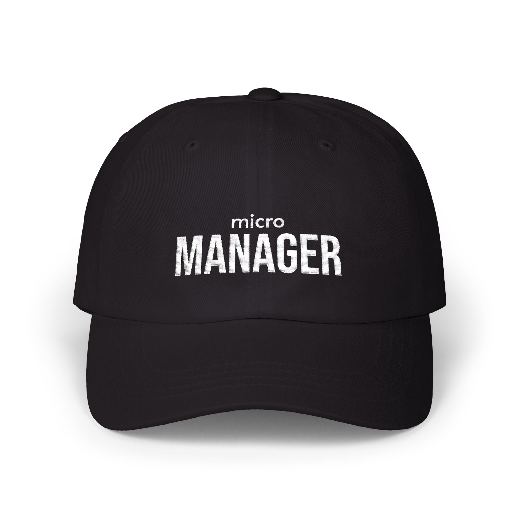 Micro Manager Embroidered Dad Cap