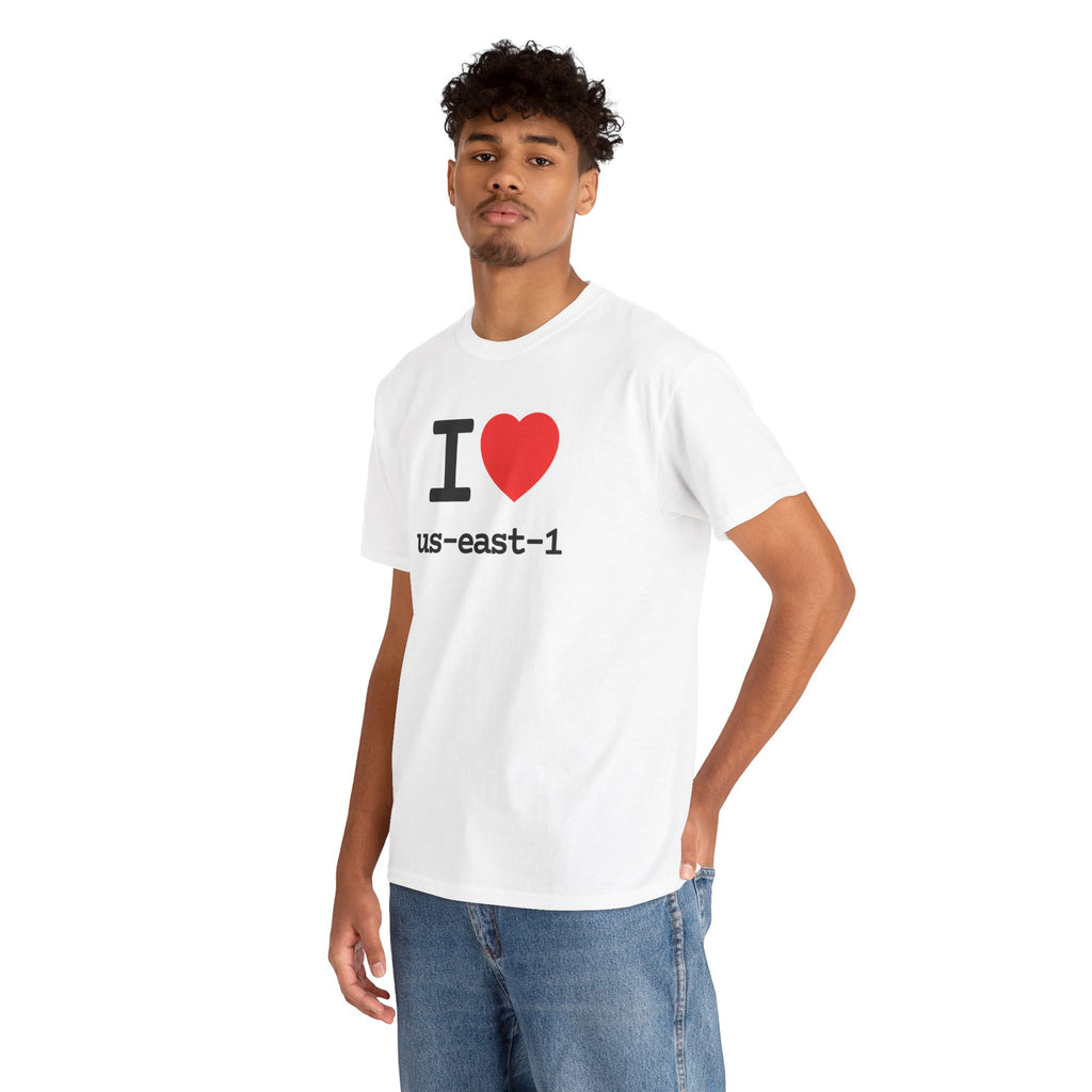 I Love us-east-1 Tee