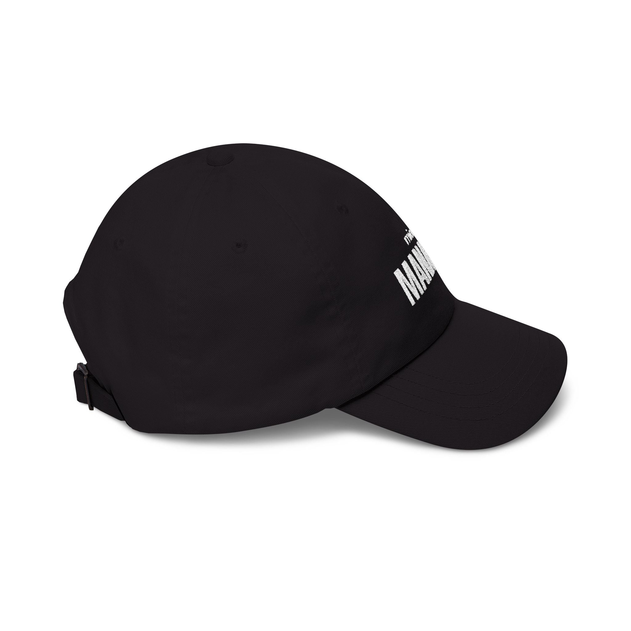 Micro Manager Embroidered Dad Cap