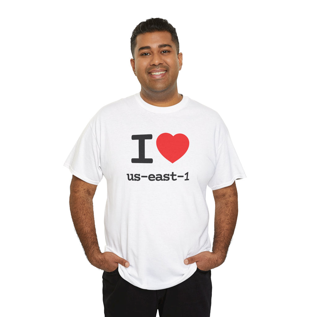 I Love us-east-1 Tee
