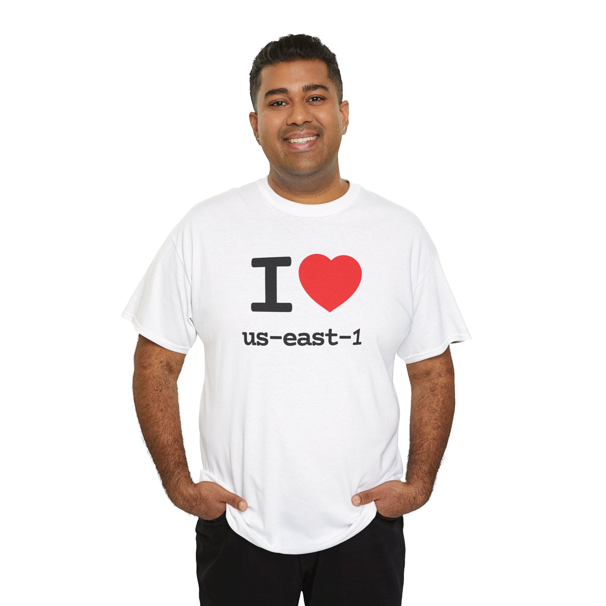 I Love us-east-1 Tee