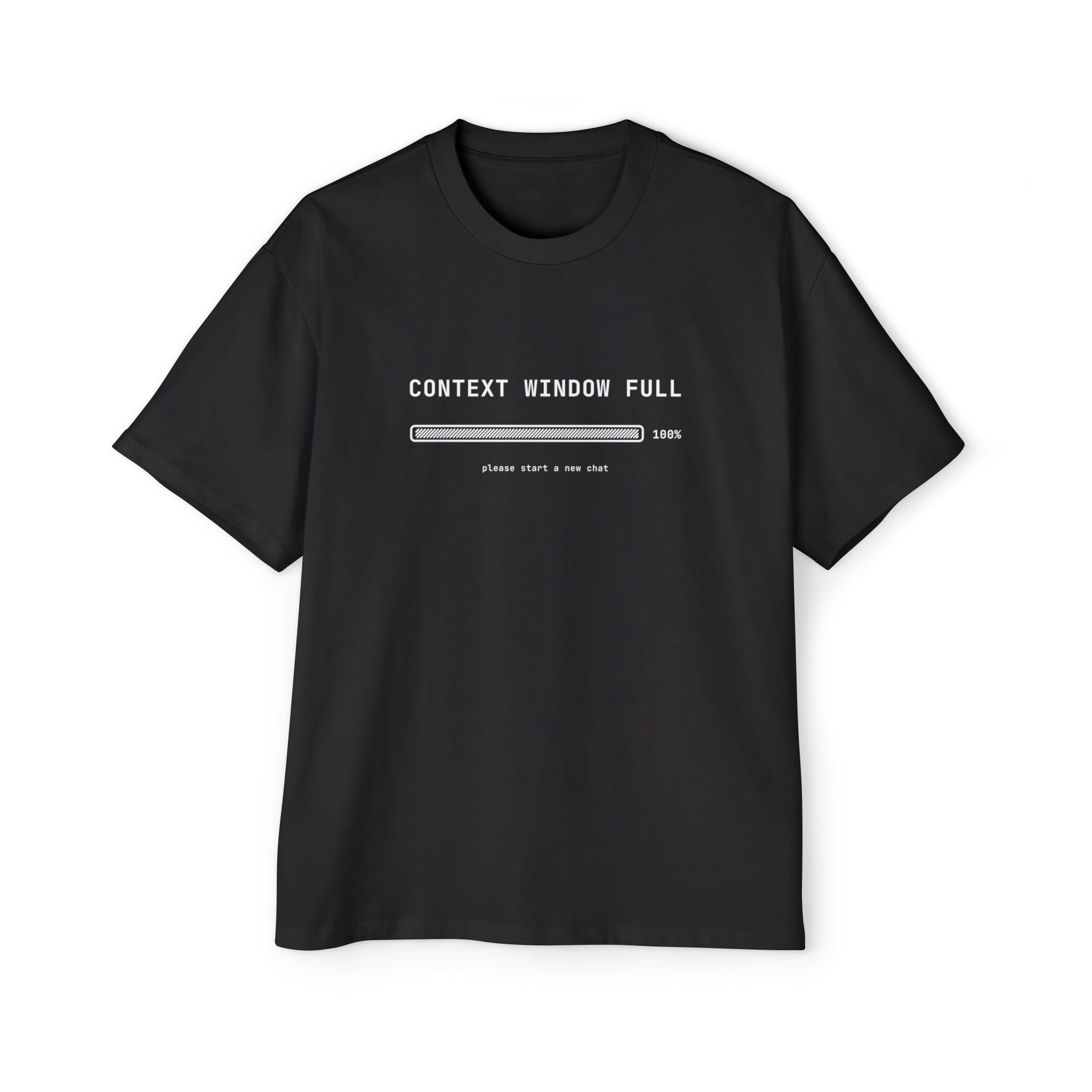 Context Window Full Heavyweight Oversized Tee
